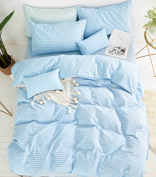 馬爾地夫假期-水洗純棉/四件式兩用被床包組