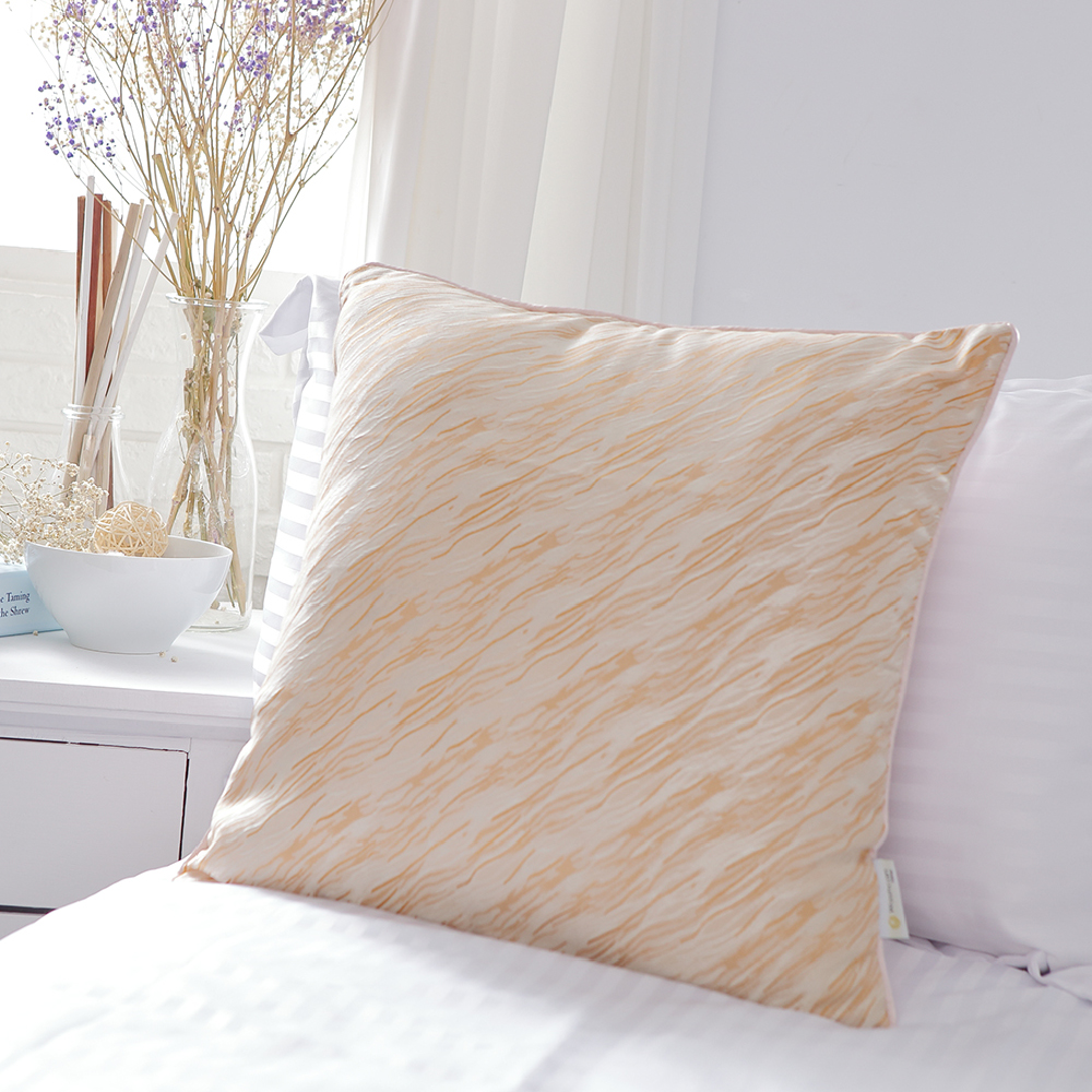 落霞金-古典提花抱枕套