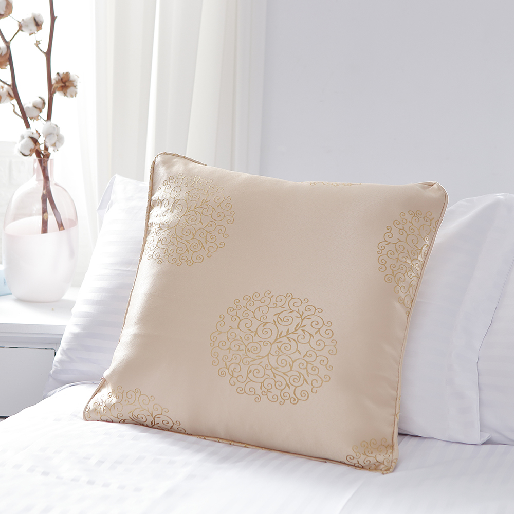 圖騰金-古典提花抱枕套