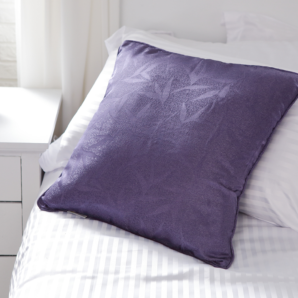 墨竹藍-古典提花抱枕套