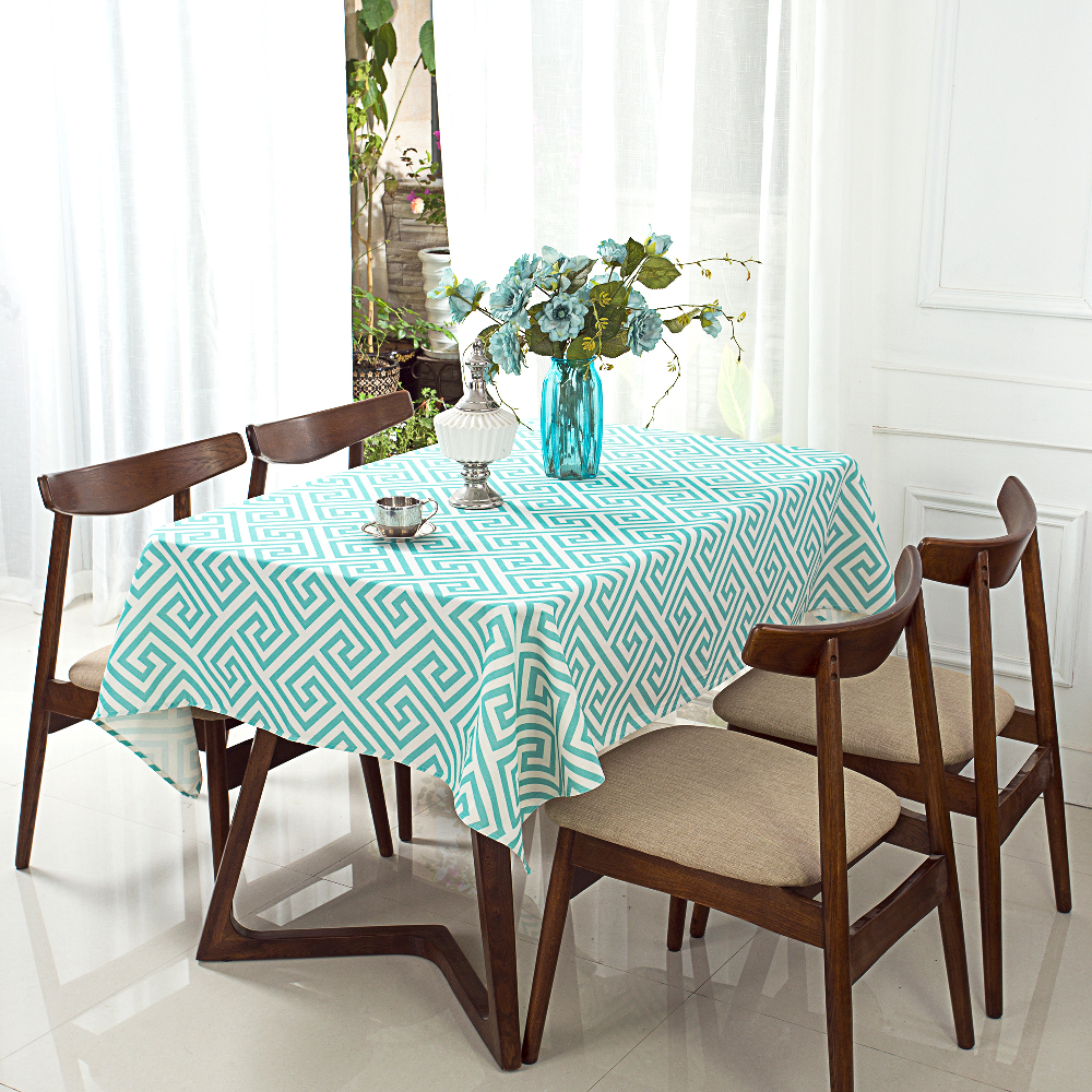 極簡哲學綠-北歐印花桌巾/桌墊