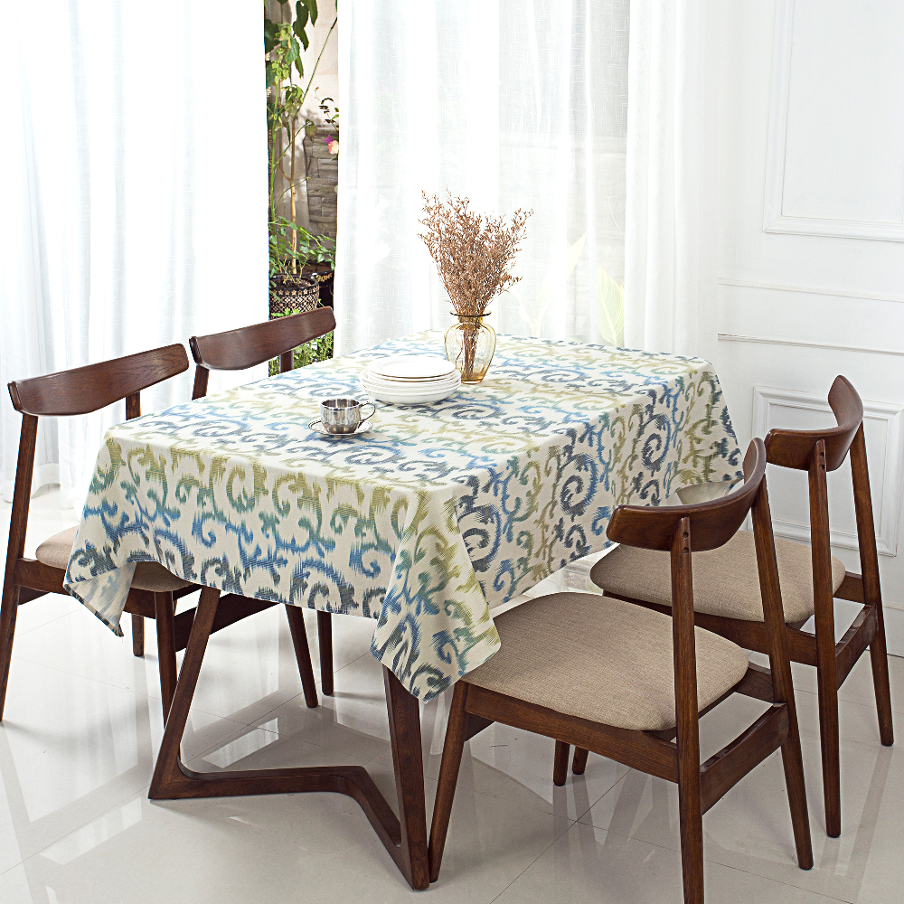 湛藍彩瓷-北歐印花桌巾/桌墊