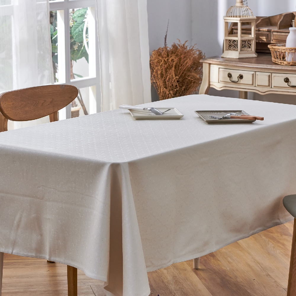 峇里情懷白-防水防油桌巾