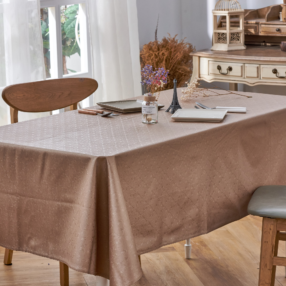 峇里情懷棕-防水防油桌巾