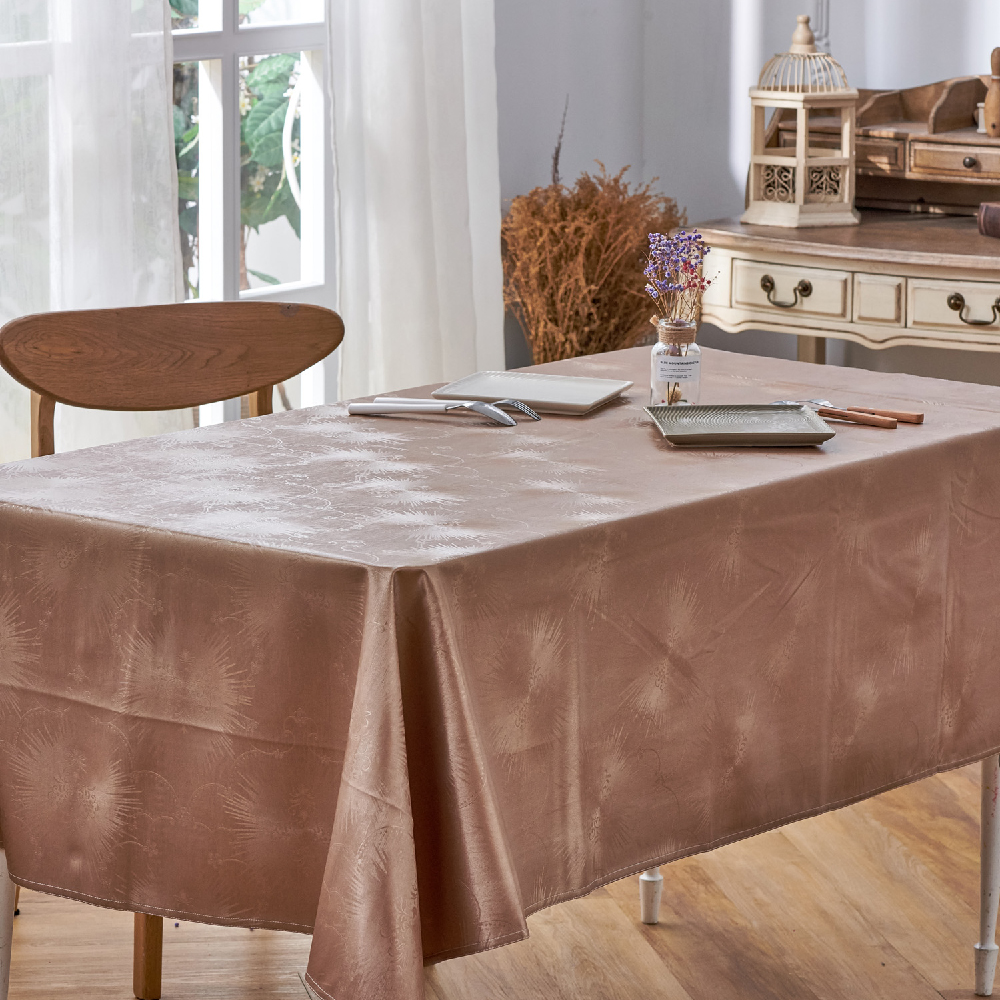 文藝奢華棕-防水防油桌巾