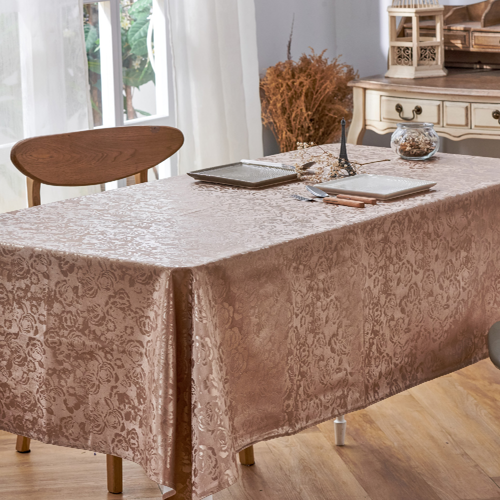 慵懶浪漫棕-防水防油桌巾