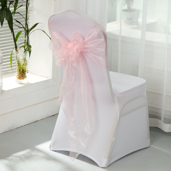 婚禮派對用浪漫雪紡紗飄逸帶-繽紛粉