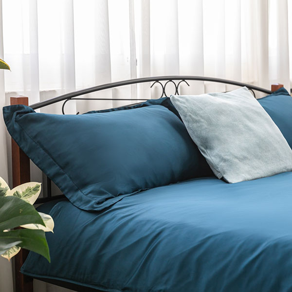 低調輕奢60支天絲-深夜星空藍/枕套床包組