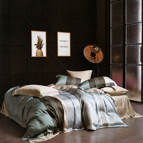 優雅印花60支天絲-尼特羅/兩用被床包組