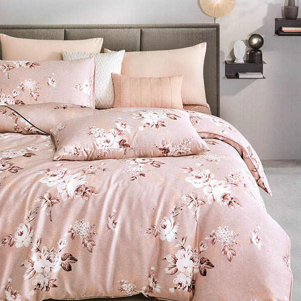 優雅印花60支天絲-花祭/兩用被床包組