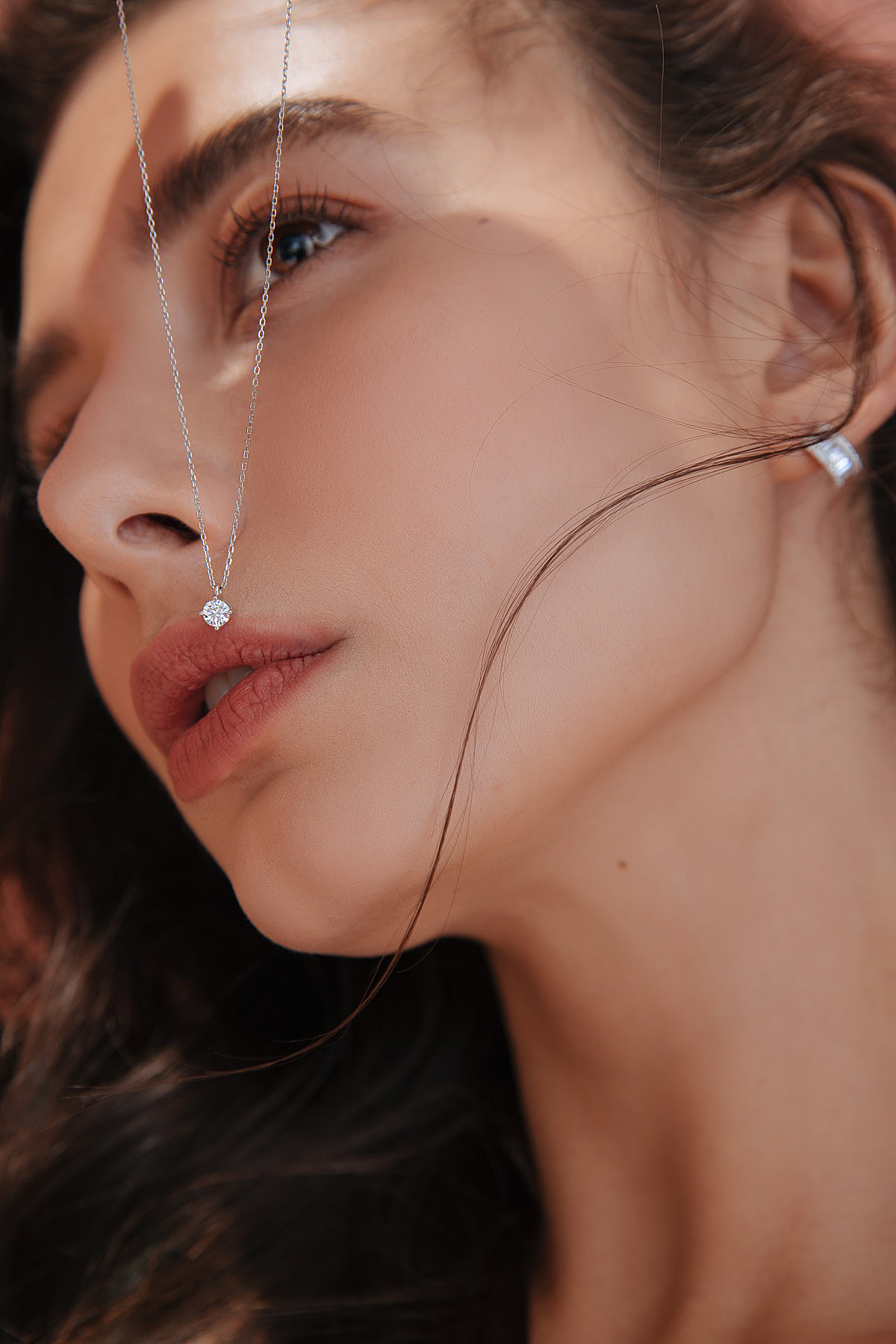 七夕限定| 單鑽純銀項鍊、太陽項鍊組| LZL Jewelry 輕珠寶飾品
