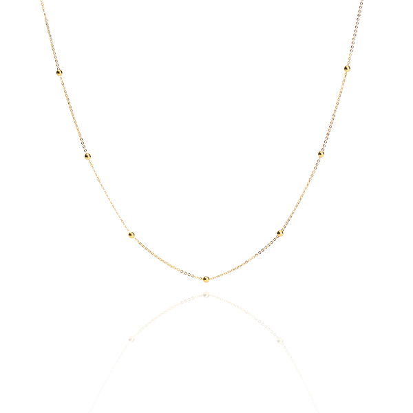 LZL Jewelry 輕珠寶飾品 - EPOCH | 18K細圓珠項鍊