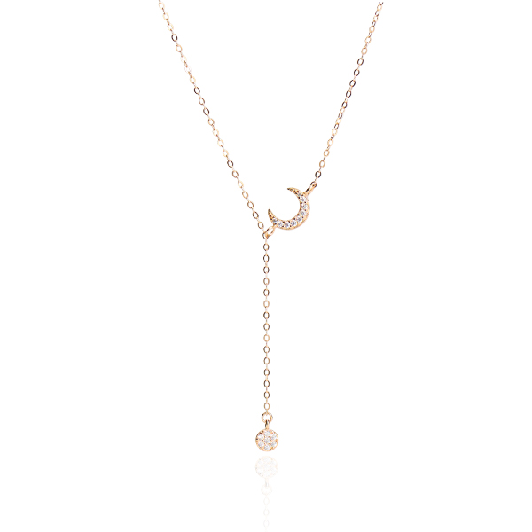 LZL Jewelry 輕珠寶飾品 - LZL TRUE | 月亮行星純銀項鍊