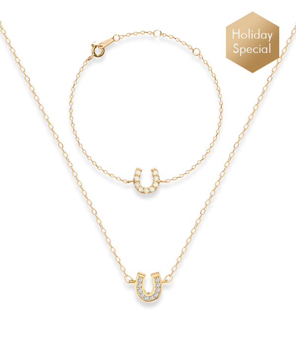 LZL Jewelry 輕珠寶飾品 - 組合 | 馬蹄純銀SET
