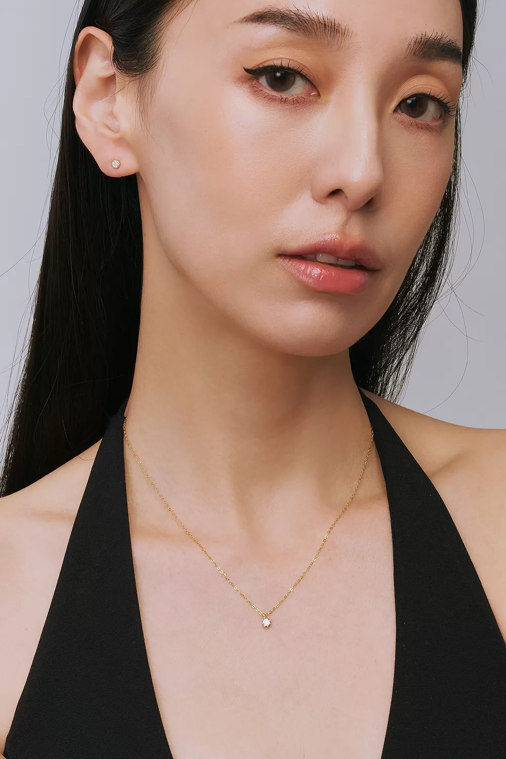 ODETTE | 經典花苞單鑽項鍊