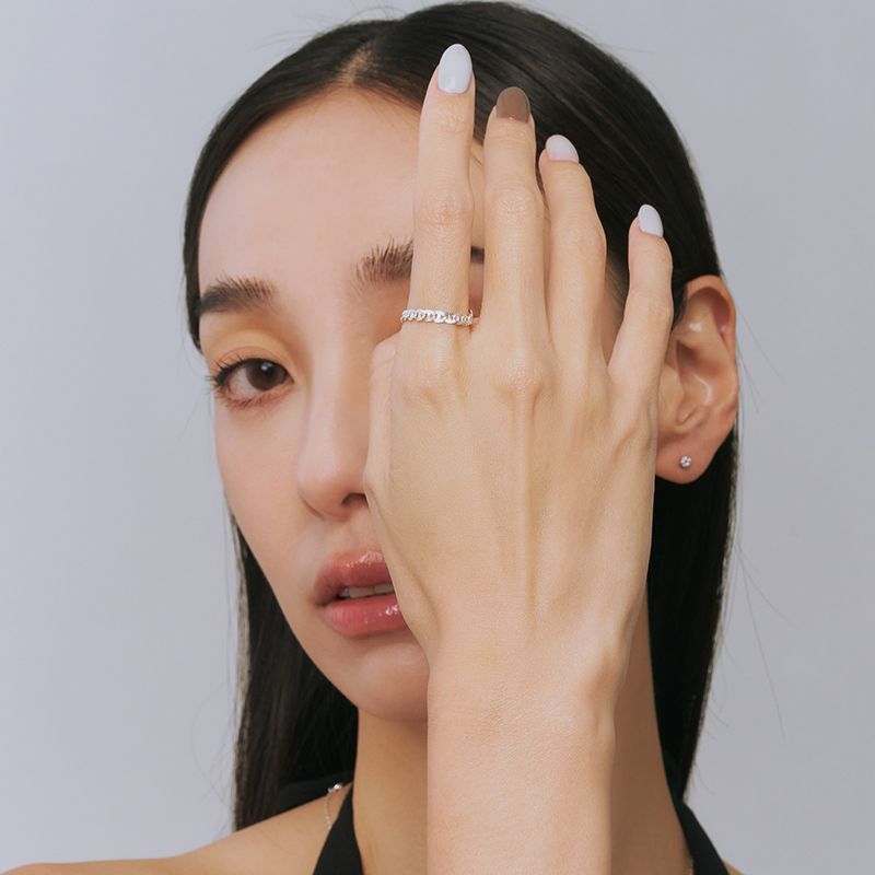 EDREI | 蕾絲純銀鍊戒,NEW,D114120001B,EDREI|蕾絲純銀鍊戒,925純銀,保固90天