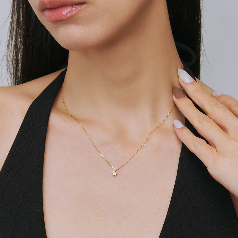 新年限定 | 晨曦微笑、經典花苞單鑽項鍊組,新年限定,C114120003SET,新年限定|晨曦微笑、經典花苞單鑽項鍊組,NEWS|最新,JEWEL|輕珠寶系列