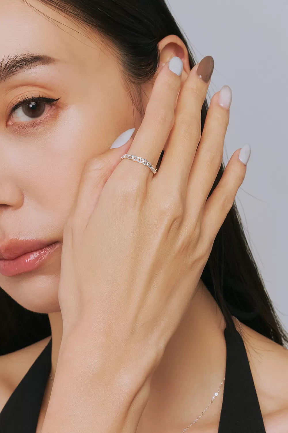 EDREI | 蕾絲純銀鍊戒,NEW,D114120001B,EDREI|蕾絲純銀鍊戒,925純銀,保固90天