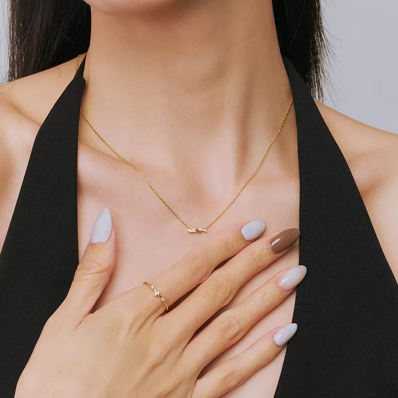 ODETTE | 14K初見無限項鍊,NEW,C114130010,ODETTE|14K初見無限項鍊,14K金,58.5%純黃金