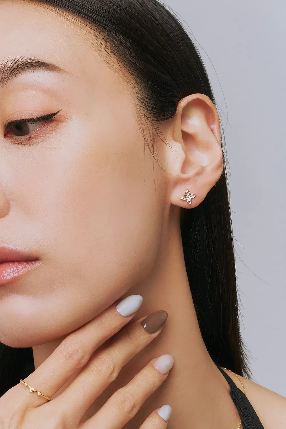 ODETTE | 9K四葉花瓣耳環
