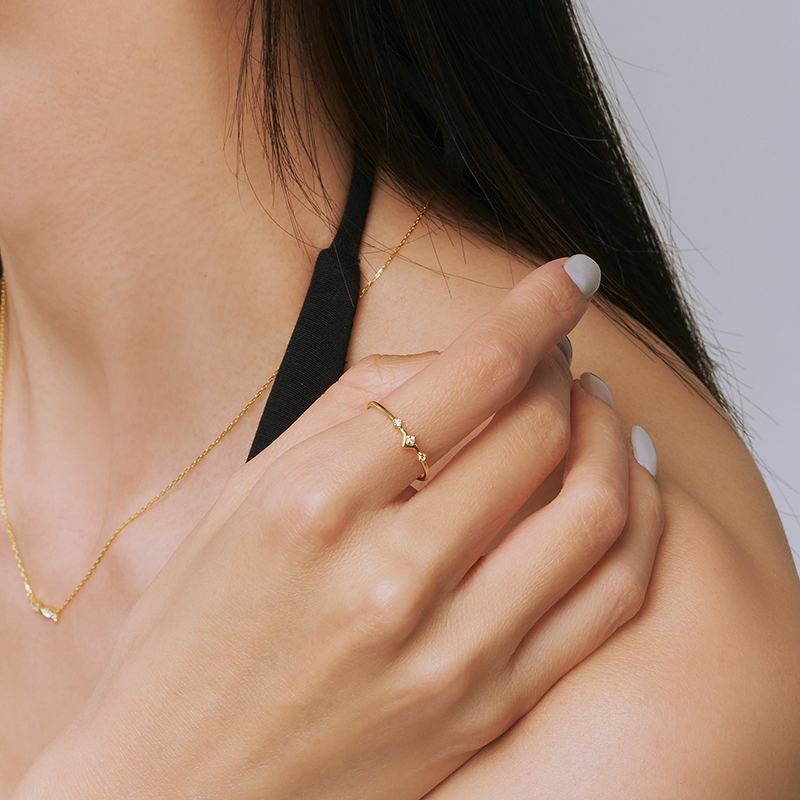 ODETTE | 14K晨光戒指,NEW,D114130009,ODETTE|14K晨光戒指,14K金,58.5%純黃金