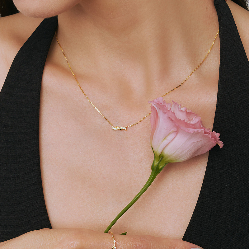 ODETTE | 14K初見無限項鍊,NEW,C114130010,ODETTE|14K初見無限項鍊,14K金,58.5%純黃金