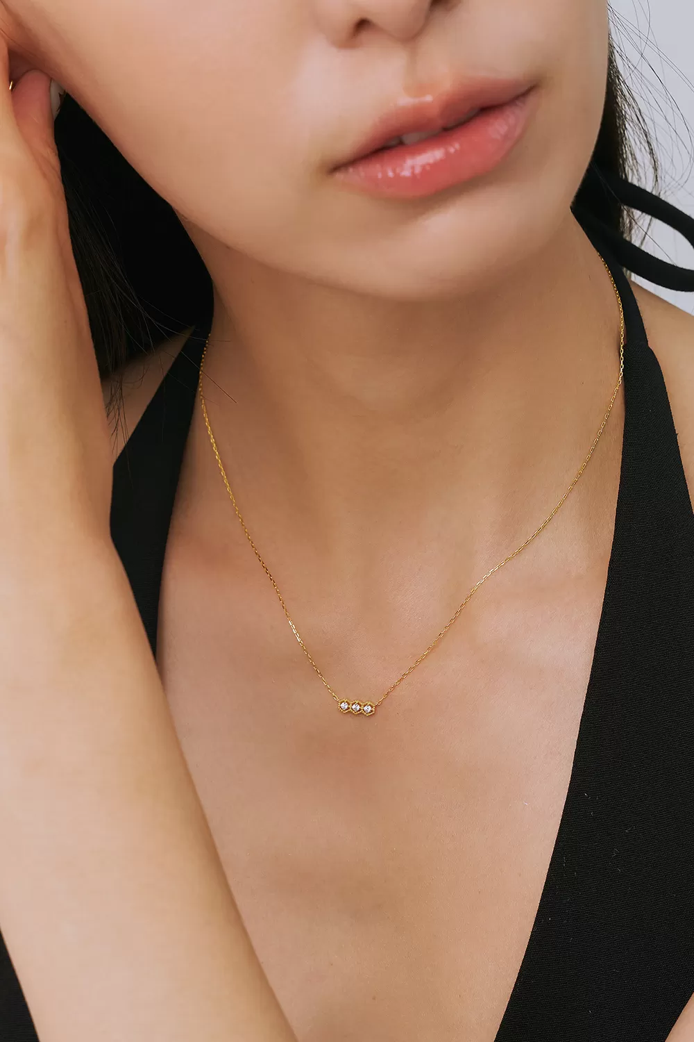 ODETTE | 14K琢光金穗項鍊