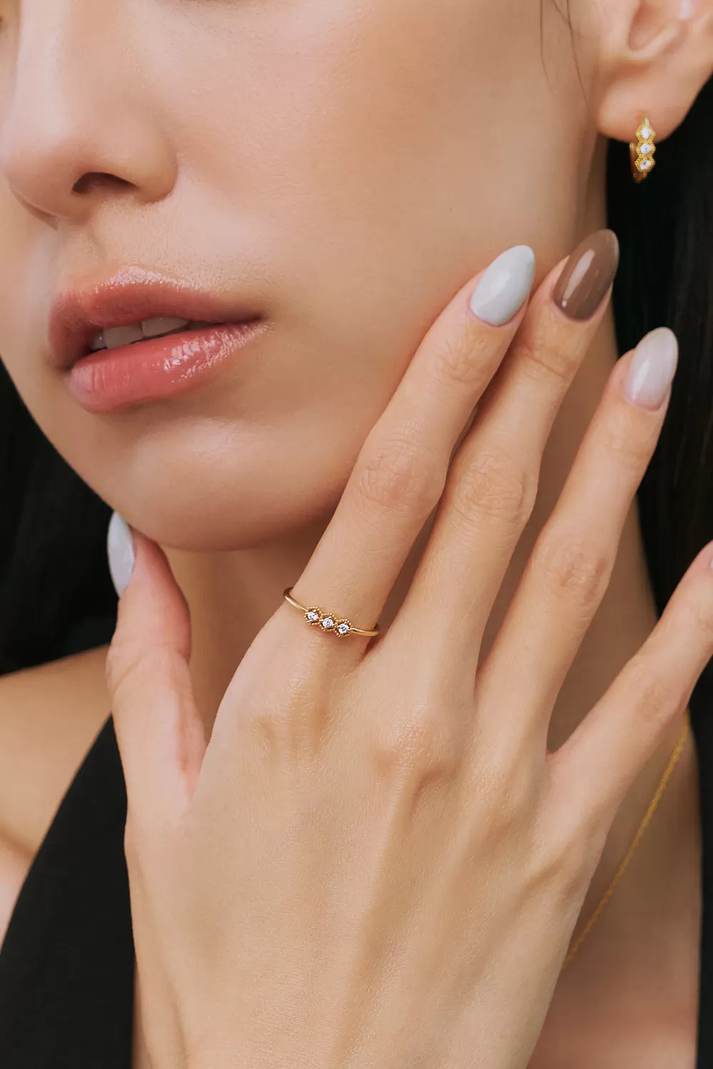 ODETTE | 14K琢光金穗戒指